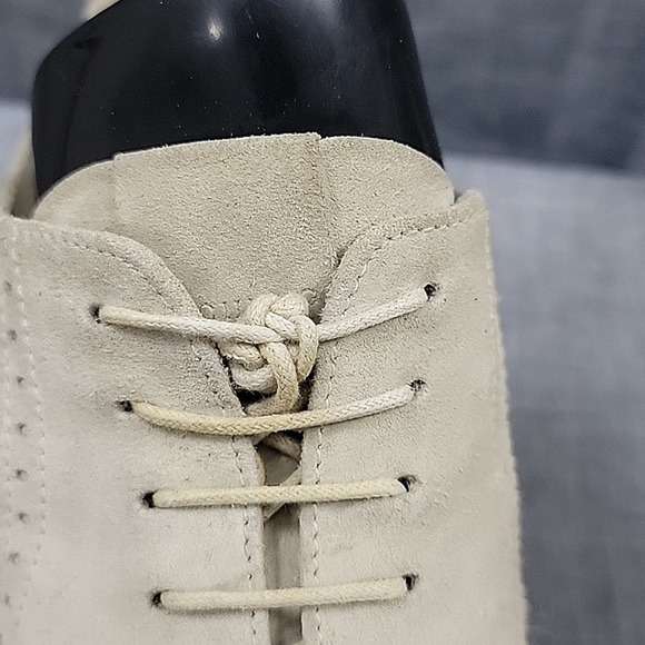 Heschung Wingtip Oxford Cream Suede leather Dress Shoe men\'s SZ 10.5 main image 12